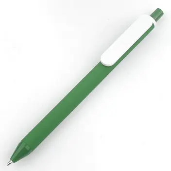 Ручка пластикова 'ADORA' soft-touch Зеленый Белый 15210-03