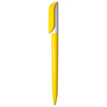 Ручка Uson пластикова Белый Желтый 3925-25