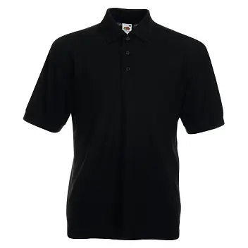 Футболка Поло чоловіча 'Fruit of the Loom' '65 / 35 Polo ' Черный 5712-03