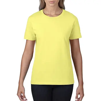 Футболка женская 'Gildan' 'Premium Cotton 185' Желтый 8774-03