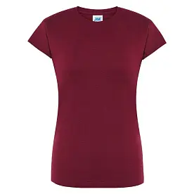 Футболка 'JHK' 'REGULAR LADY COMFORT' BURGUNDY