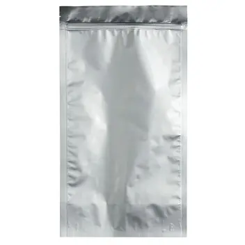 Дой-пак 210х380 zip-замок (1000г кофе) Серебристый 12823-03