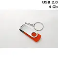Флешка Твістер пластикова 4 Gb USB 2.0