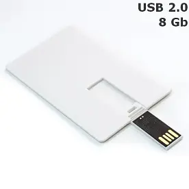 Флешка 'Credit card' пластикова 8 Gb USB 2.0
