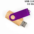 Флешка 'Twister' дерев'яна 32 Gb USB 2.0