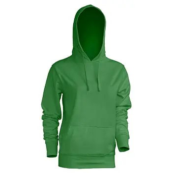 Толстовка 'JHK' 'KANGAROO SWEATSHIRT LADY' KELLY GREEN Зеленый 1623-12