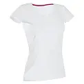 Футболка 'Stedman' 'Claire (V-neck)' White