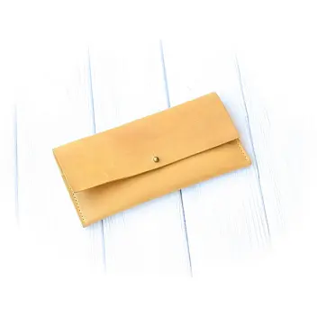 Портмоне шкіряне Желтый 12050-02