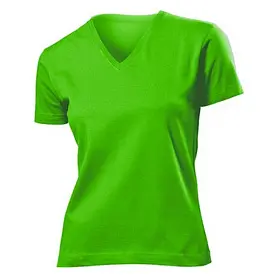 Футболка 'Stedman' 'Classic V-neck Women' Kiwi Green
