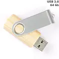 Флешка 'Twister' дерев'яна 64 Gb USB 3.0