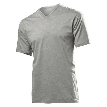 Футболка 'Stedman' 'Classic V-neck Men' Grey Heather Серый 6920-06