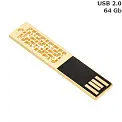 Флешка 'Indi' gold 64 Gb USB 2.0