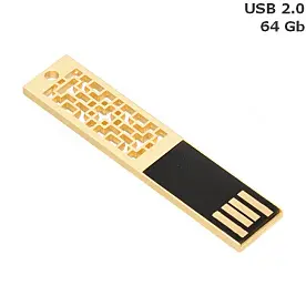 Флешка 'Indi' gold 64 Gb USB 2.0