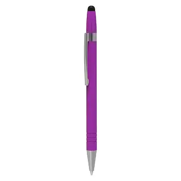 Ручка стилус металлическая 'VIVA PENS' 'MAYA' Фиолетовый Серебристый 8631-10