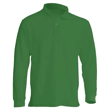 Футболка Поло 'JHK' 'POLO REGULAR MAN LS' KELLY GREEN Зеленый 1601-13