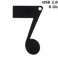Флешка 'Note' black 8 Gb USB 2.0