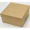 Коробка картонная Самосборная 140х140х70 мм бурая