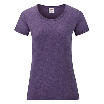 Футболка жіноча 'Fruit of the Loom' 'Ladies Valueweight T' Фиолетовый 5702-25