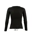 Футболка женская с круглым воротом и длинным рукавом SOL’S MAJESTIC