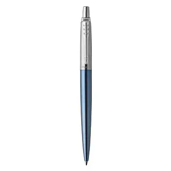 Ручка кулькова 'Parker' JOTTER 17 Waterloo Blue CT BP Серебристый Голубой 10046-07