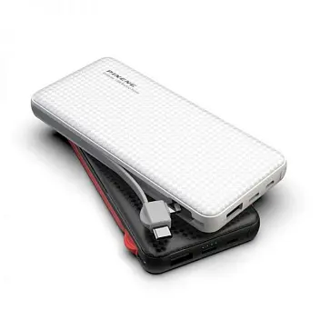 Універсальна мобільна батарея PowerBank 'Pineng' 'PN-972' 10000 mAh Серый Белый 15412-02