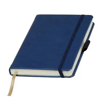 Записная книжка A6 в линейку Черный Синий 1118-03