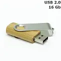Флешка 'Twister' дерев'яна 16 Gb USB 2.0