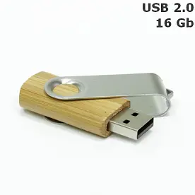 Флешка 'Twister' дерев'яна 16 Gb USB 2.0