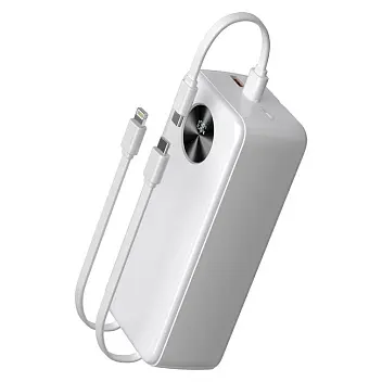 Універсальна мобільна батарея PowerBank 'Teg' 'BengMax' 30000 mAh Белый 15909-01