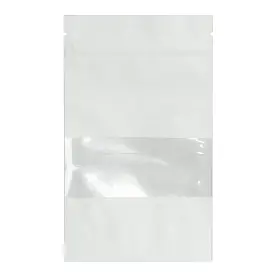 Дой-пак 100х170х30 крафт zip-замок окно (50г кофе)