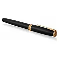 Ручка пір'яна 'Parker' SONNET 17 Matte Black Lacquer GT FP F