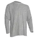 Футболка 'JHK' 'REGULAR T-SHIRT LS' GREY MELANGE
