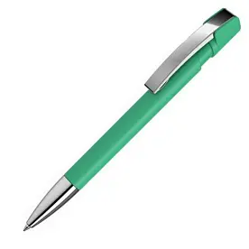 Ручка 'UMA' 'Sky M SI GUM' пластиковая с покрытием Soft Touch