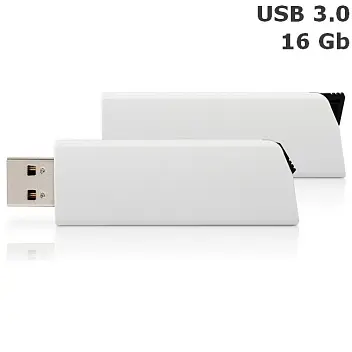 Флешка 'GoodRAM' 'CLICK' 16 Gb USB 3.0 біла Черный Белый 6322-01