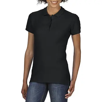 Поло жіноче 'Gildan' 'PREMIUM Cotton 223' Черный 8767-01