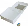 Коробка картонна Самозбірна 260х260х90 мм біла