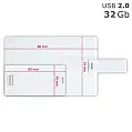 Флешка 'GoodRAM' 'Credit card' 32 Gb USB 2.0
