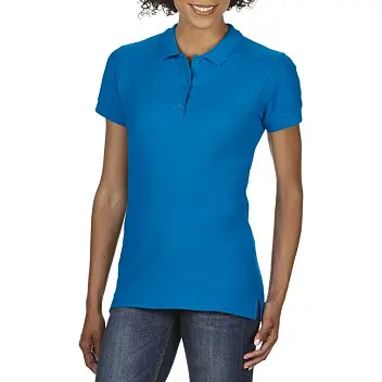 Поло жіноче 'Gildan' 'PREMIUM Cotton 223' Синий 8767-15