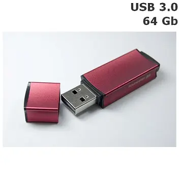 Флешка 'GoodRAM' 'EDGE' 64 Gb USB 3.0 красна Бордовый 6341-04