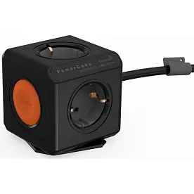 Мережевий розгалужувач PowerCube Extended Remote SINGLE 1.5mm2 DE BLACK
