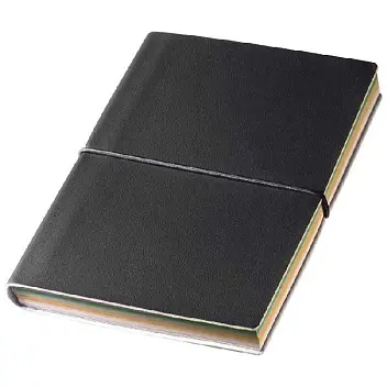 Записная A5 книжка 144 страницы Черный 4878-02