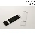 Флешка пластикова 4 Gb USB 2.0