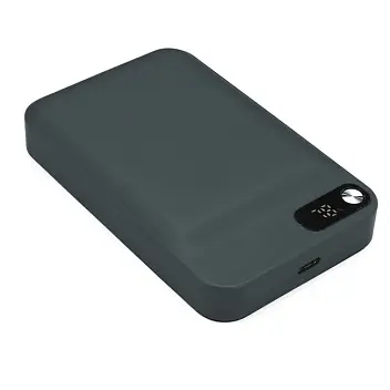 Універсальна мобільна батарея Бездротова Powerbank 'Model D' matt 10000 mAh Черный Серый 15577-168