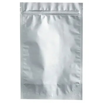 Дой-пак 180х280х40 zip-замок (500г кофе) Серебристый 12818-04
