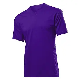 Футболка 'Stedman' 'Classic V-neck Men' Deep Berry