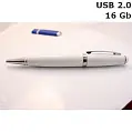 Флешка Ручка пластикова 16 Gb USB 2.0