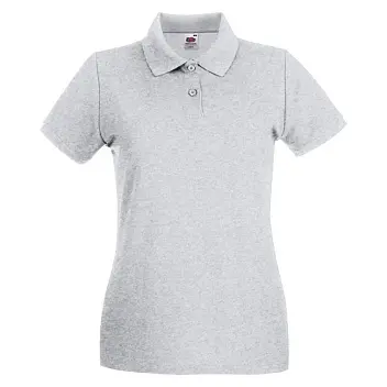 Тенниска женская 'Fruit of the Loom' 'PREMIUM POLO' Серый 8653-05