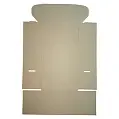 Коробка картонная Самосборная 160х85х110 мм бурая