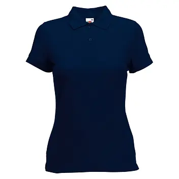 Футболка Поло жіноча 'Fruit of the Loom' 'Lady-Fit 65/35 Polo' Темно-синий 5709-04
