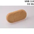 Флешка Классика деревянная 32 Gb USB 2.0